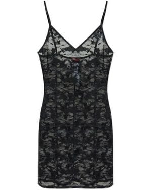 DIESEL Layla Lace-Panelled Chemise - Black