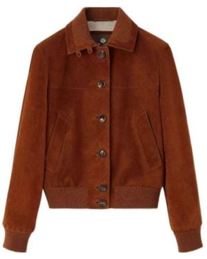 Loro Piana Maremma Pilot Leather Jacket - Brown