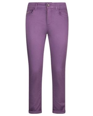 Liu Jo Cuffed Pocket Pants - Purple