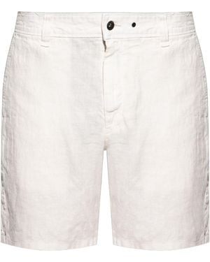 Rag & Bone Belt Loop Shorts - White