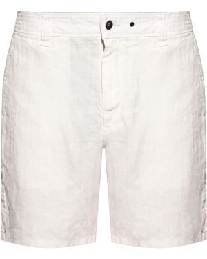 Rag & Bone Belt Loop Shorts - White