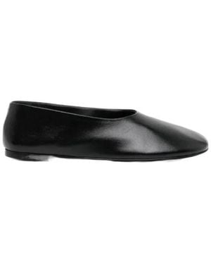 Proenza Schouler Round-Toed Flat Shoes - Black