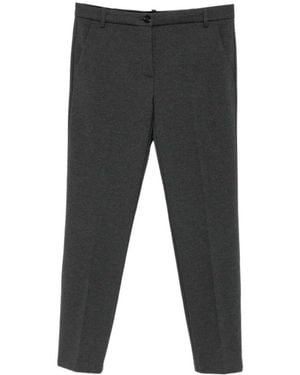 Pinko Straight Leg Pleated Trousers - Grey