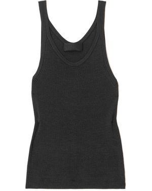 Nili Lotan Crew Neck Vest - Black