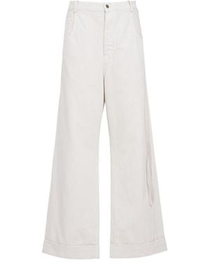 Ann Demeulemeester Michael 5-Pocket High Comfort Trousers - White