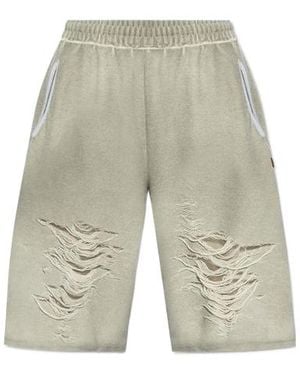 DIESEL P-Perc-Short Distressed Shorts - Natural