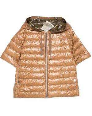 Herno Short-Sleeved Reversible Down Jacket - Metallic