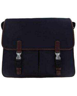 dunhill Dark Flip Shoulder Bag - Blue