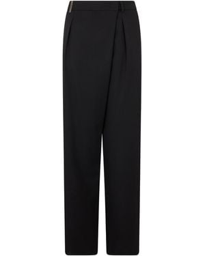Peserico Pleated Pants - Black
