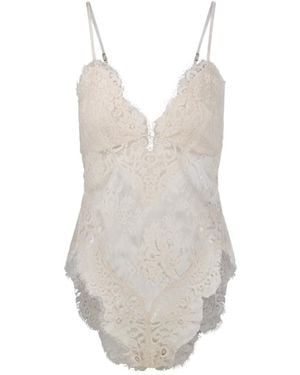 Zimmermann Lace Teddy - White
