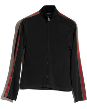 Gucci Web Zip Jacket - Black