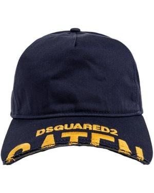 DSquared² Logo Baseball Cap - Blue