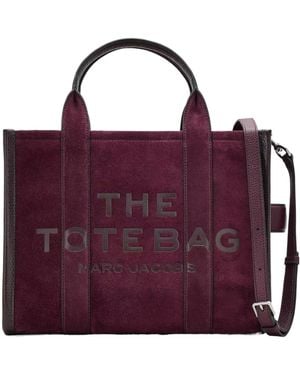 Marc Jacobs The Suede Medium Tote Bag - Purple