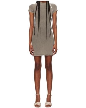 OTTOLINGER Logo-Embroidered Mini Dress - Natural