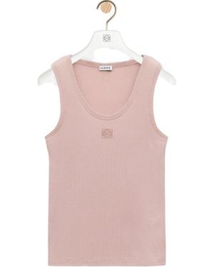 Loewe Anagram Sleeveless Tank Top - Pink