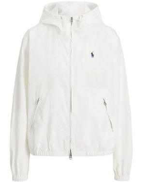 Polo Ralph Lauren Hooded Zip Jacket - White
