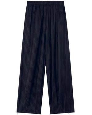 Frankie Shop Striped Casual Trousers - Blue