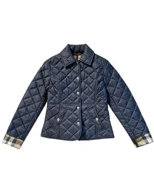 Burberry Quilted Jacket - Blue