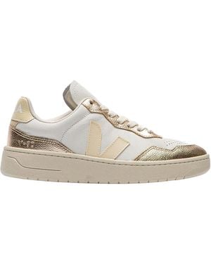 Veja V-90 Leather Trainers - White