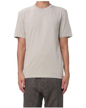 DSquared² Letter Pattern T-Shirt - Gray