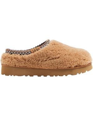 UGG Tasman Maxi Curly Slippers - Brown
