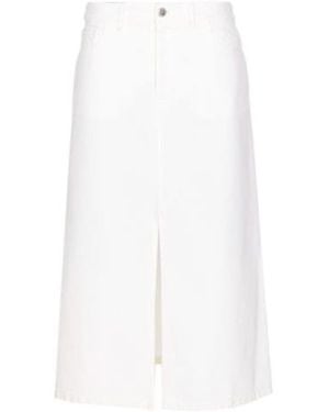 A.P.C. High-Waist Georgia Skirt - White