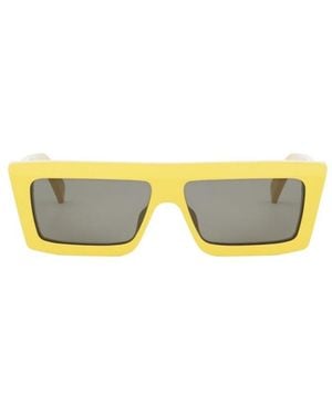 Celine Rectangular Sunglasses - Yellow