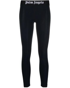 Palm Angels Logo Band Leggings - Black