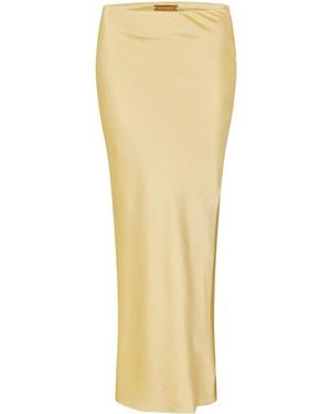 Cult Gaia Minimalist Longlength Dress - Metallic