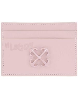 Off-White c/o Virgil Abloh Jitney Quote Card Case - Pink