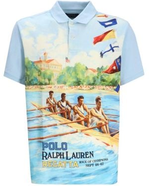 Polo Ralph Lauren Short-Sleeved Polo Shirt - Blue