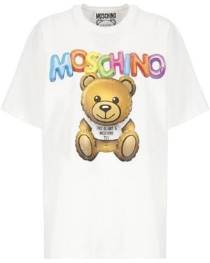 Moschino Teddy Bear Printed T-Shirt - White