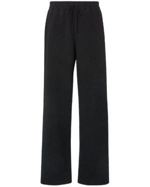 Fendi Straight-Leg Drawstring Jogging Trousers - Black