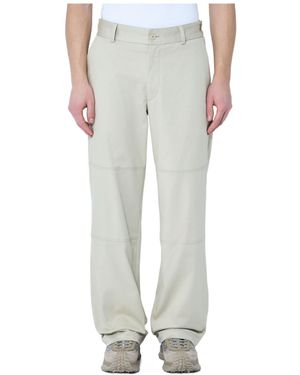 Moncler Belt-Loop Casual Pants - Gray