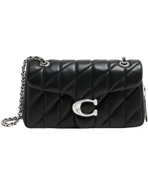 COACH Quilted Tabby Shoulder Bag 26 - Black