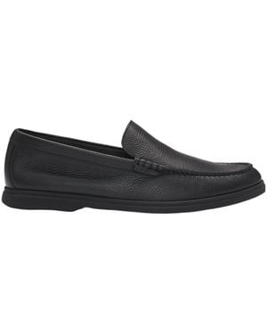 BOSS Leather Loafers - Black