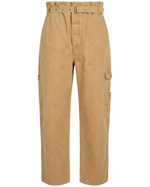 Isabel Marant Casual Cargo Pants - Natural