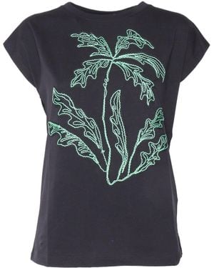 Ermanno Scervino T-Shirt With Print - Blue