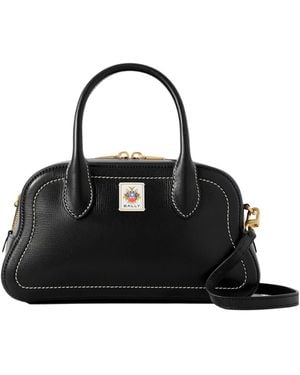 Bally Logo-Patch Tote Bag - Black