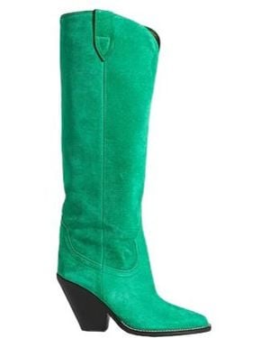 Isabel Marant Minimalist Pointedtoe Ankle Boots - Green