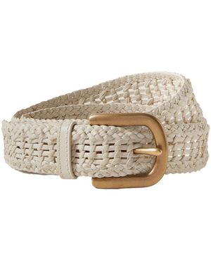 Gabriela Hearst Woven Belt - White