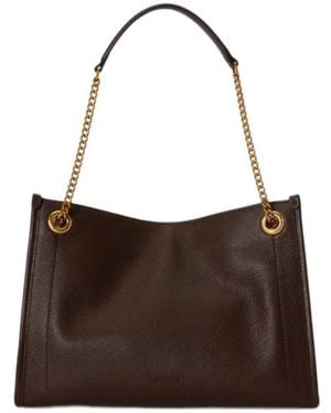 Ralph Lauren Lauren Chain-Linked Tote Bag - Brown