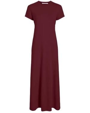 Proenza Schouler Noelle Short-Sleeve Dress - Red