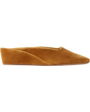 Zimmermann Velvet Mules - Brown