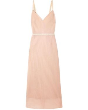 Carven Layered Cotton-Gauze Gown - Pink