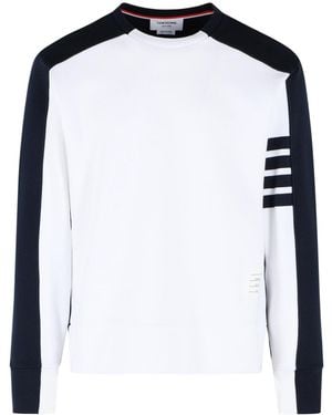Thom Browne Logo Patch Sweatshirt - Black