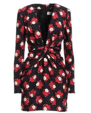 Saint Laurent Short Dresses - Red