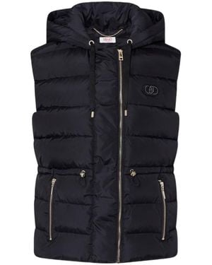 Liu Jo Short Padded Nylon Jacket - Blue