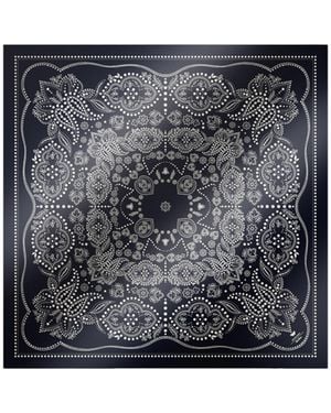 Weekend by Maxmara Square Silk Scarf - Black