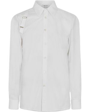 McQueen Long-Sleeved Shirt - White